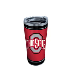 Tervis Collegiate 20 oz Ohio State Buckeyes Multicolored BPA Free Tumbler with Lid