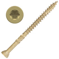 Screw Products EPIC No. 9 X 2.5 in. L Star Coated Trim Screws 1 lb 98 pk