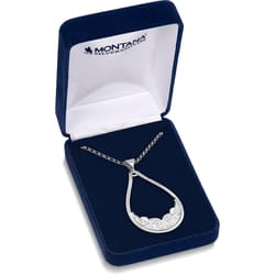 Montana Silversmiths Women's Classic Allure Teardrop Silver Necklace