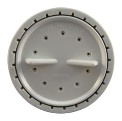 Ace White Plastic 6 settings Showerhead 2.5 gpm