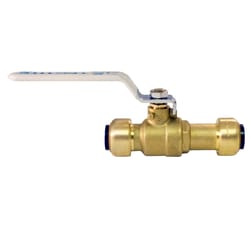 Apollo Tectite 1/2 in. Brass Push Fit Slip Ball Valve Standard Port