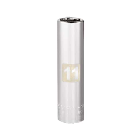 Craftsman 11 mm Metric 12 Point Deep Socket, 3/8 in. Drive Craftsman 11 mm Metric 12 Point Deep Socket, 3/8 in. Drive
