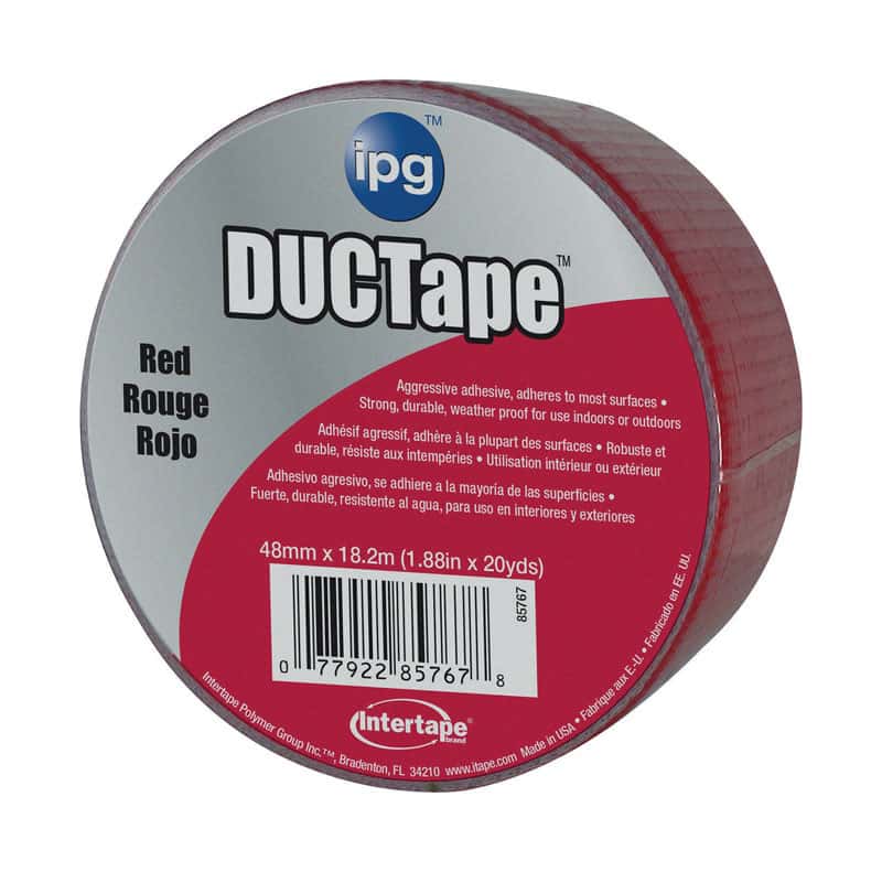 IPG JobSite 1.88 in. W x 20 yd. L Red Duct Tape Ace Hardware