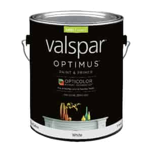 Valspar  Optimus  Basic White  Acrylic Latex  1 gal. Paint & Primer  Satin 