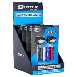 Dorcy Active 100 lm Assorted LED Flashlight/Headlight Combo Pack AAA Battery