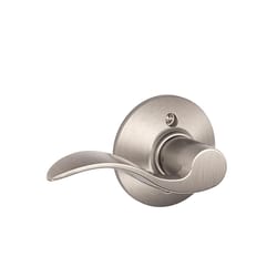 Schlage F Series Accent Satin Nickel Dummy Lever Left Handed