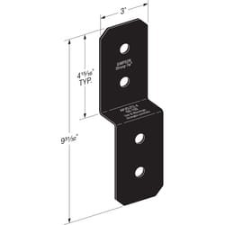 Simpson Strong-Tie APVDJT 10 in. H X 3 in. W 12 Ga. Steel Deck Joist Tie