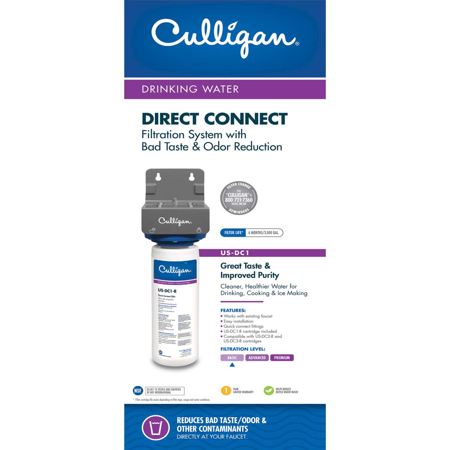 Culligan Water Filtration System For Under Sink 2 gpm Ace Hardware