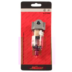 Milton Polycarbonate Mini Micro Air Line Filter 1/4 in. NPT 150 psi 1 pc