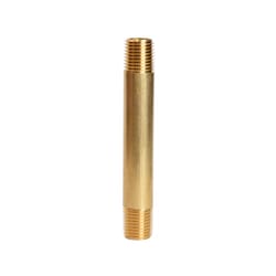 ATC 1/4 in. MPT X 1/4 in. D MPT Yellow Brass Nipple 3-1/2 in. L