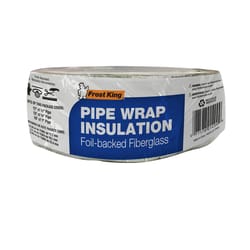 Frost King 3 in. X 25 ft. L Fiberglass/Foil Pipe Insulation