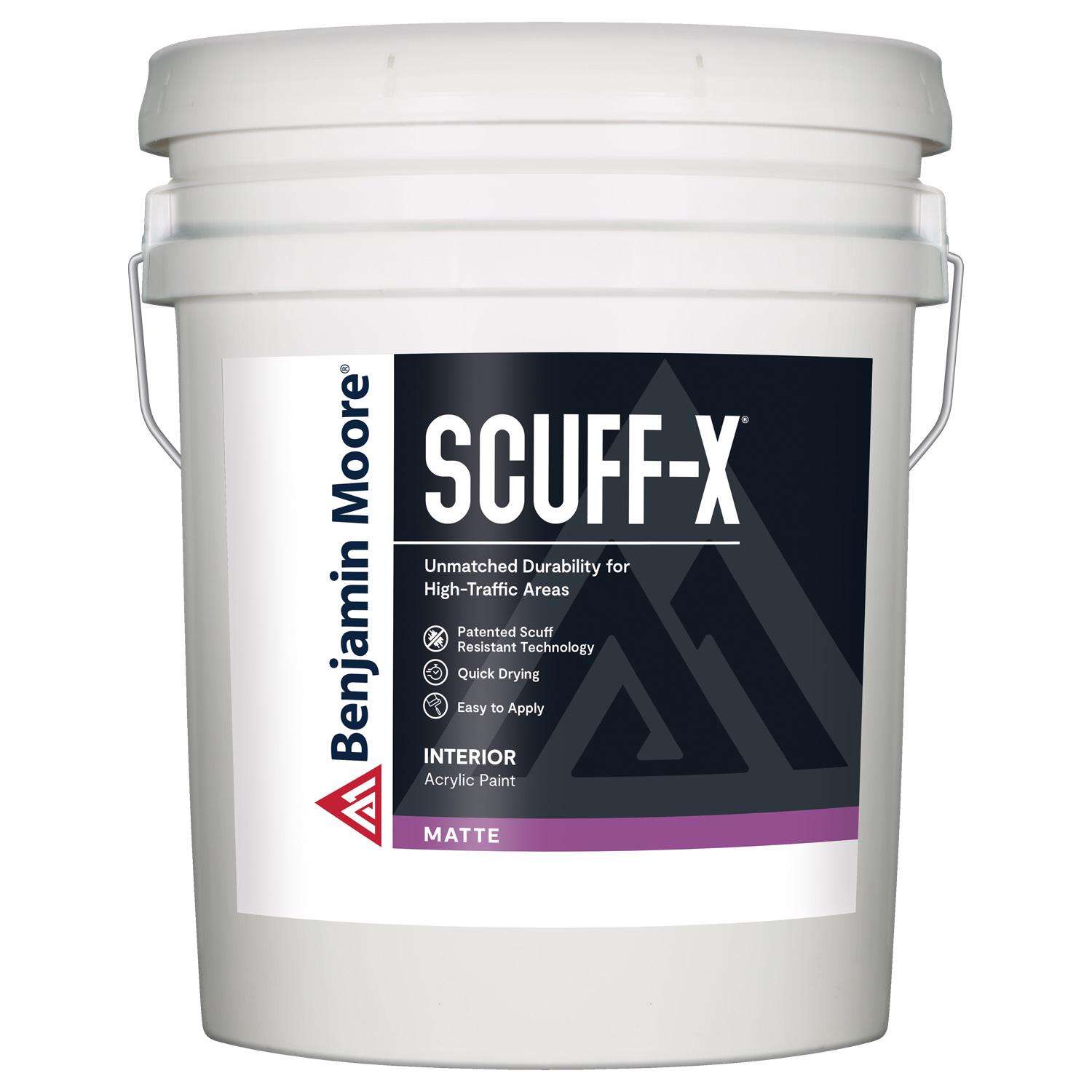 Benjamin Moore ScuffX Matte Base 3 Interior Latex Wall Paint 5 gal
