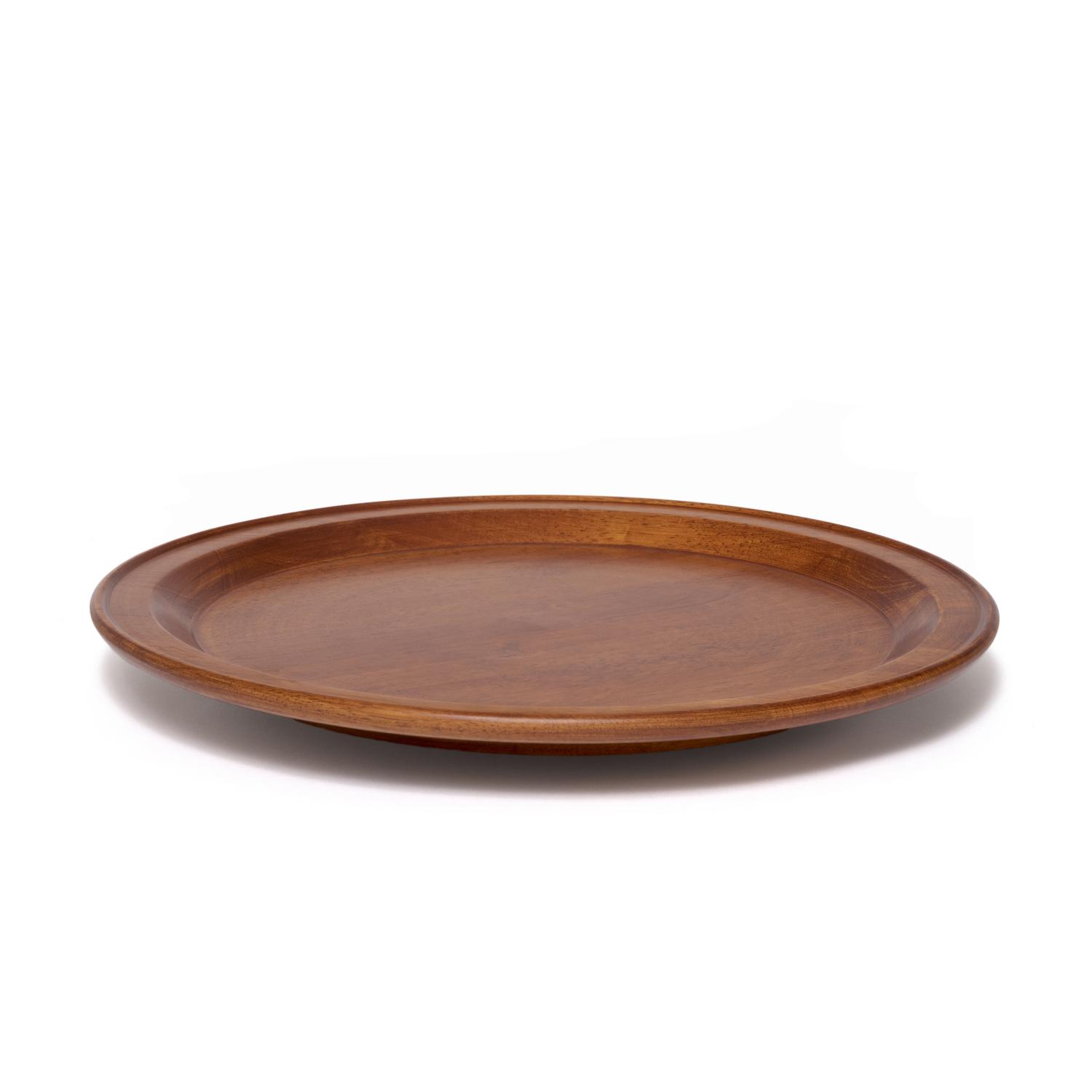 Lipper International Natural Beechwood Lazy Susan with Flared Lip Serving Platter 18 in. D 1 pc Sansujyuku sansujyuku.com