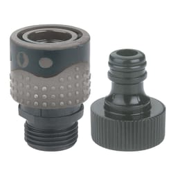 Gilmour Polymer Female/Male Quick Connector Faucet Set