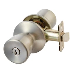 Ace Tulip Satin Stainless Steel Entry Door Knob 1-3/4 in.