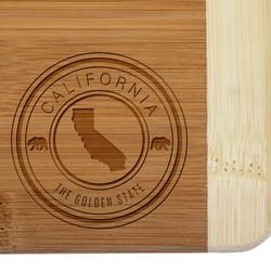 Totally Bamboo 8 in. L X 5.75 in. W X 0.6 in. Bamboo Cutting Board