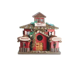 Songbird Valley Finch Valley Winery 10.1 in. H X 7.9 in. W X 10.6 in. L Wood Bird House