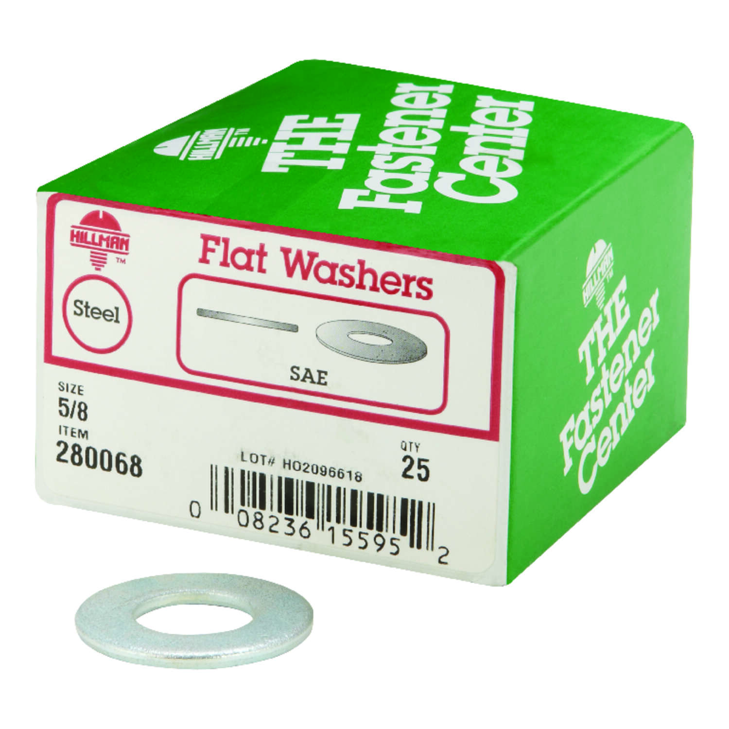 5/8" 11 18 TPI Bolt SAE Flat Washer Per Pound Zinc Qty Discount Avail! 