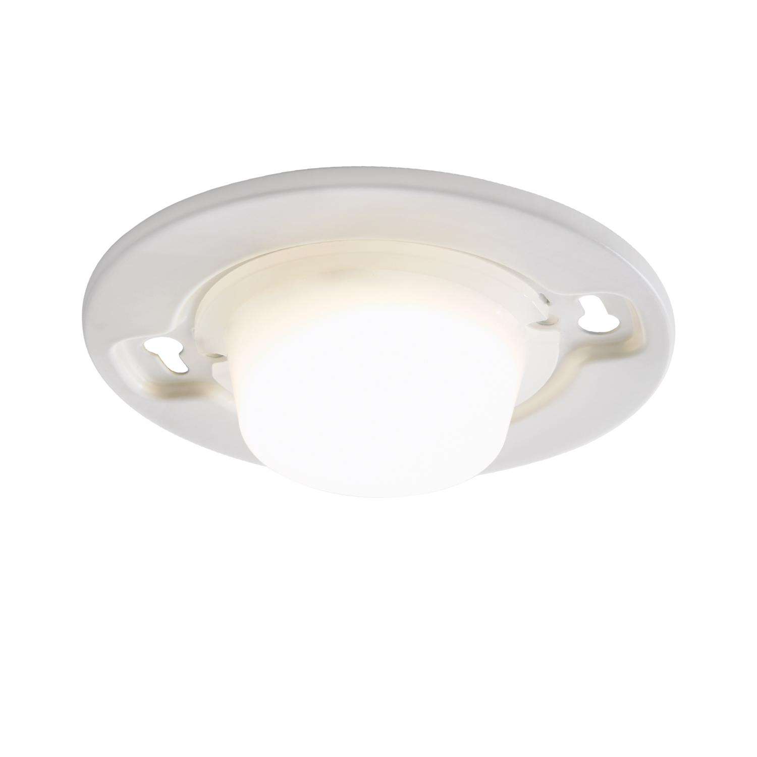 ETI 1.33 in. H X 4.72 in. W X 4.72 in. L White Ceiling Light Ace Hardware