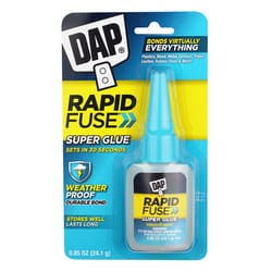 DAP RapidFuse High Strength Glue Clear All Purpose Adhesive 0.85 oz