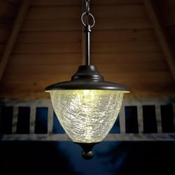 Classy Caps Eclipse Solar Powered 1.2 W LED Hanging Light 1 pk