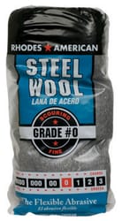 Rhodes American  0 Grade Fine  Steel Wool Pad  12 pk 
