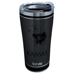 Tervis Collegiate 20 oz Kansas Jayhawks Multicolored BPA Free Tumbler with Lid