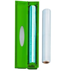 Wenko Green Plastic/Stainless Steel Foil Dispenser with Cutter