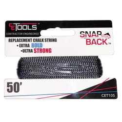 CE Tools SnapBack Braided Replacement Chalk String 50 ft.