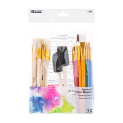 Bazic Products Assorted Paint Brush Set