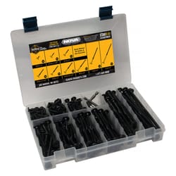 Screw Products NOVA Assorted Star Black Wood Screw Assortment 1 pk