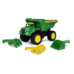 TOMY John Deere Dump Truck Sand Toy Green/Yellow 4 pc