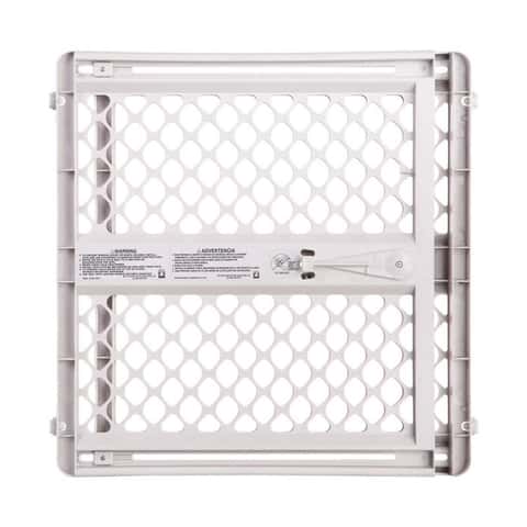 North States Brown 23 in. H X 26-42 in. W Wood Wire Mesh Gate North States Brown 23 in. H X 26-42 in. W Wood Wire Mesh Gate