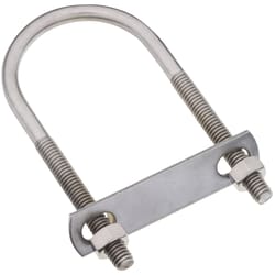 National Hardware 5/16 in. X 2 in. W X 4-1/2 in. L Coarse Zinc-Plated Stainless Steel U-Bolt