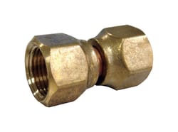 JMF Company 1/2 in. Flare 3/8 in. D Brass Swivel Connector