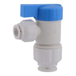 SharkBite Quick Connect 1/2 in. Push X 1/4 in. D Push Plastic Angle Stop Valve