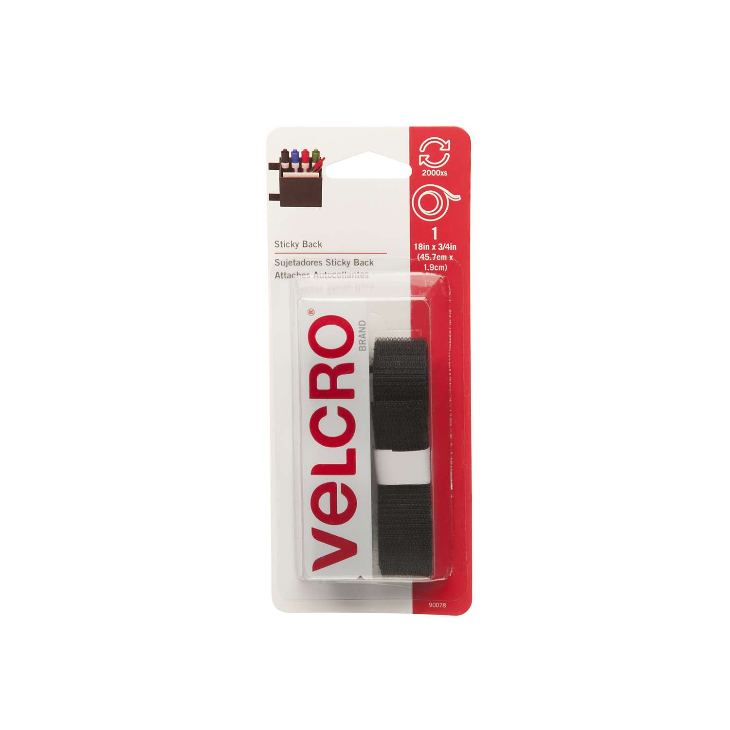 Velcro Brand Hook and Loop Fastener 18 in. L 1 pk - Ace Hardware