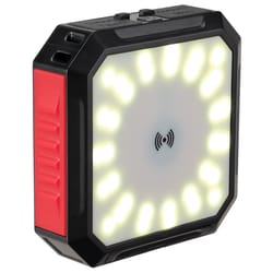 WeatherX Black/Red LED Flashlight Power Bank