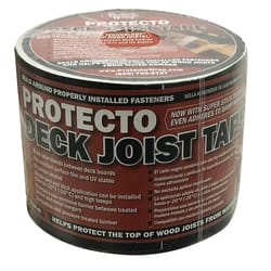 Protecto Wrap Super Stick 4 in. W X 50 ft. L Deck Joist Flashing Tape Black