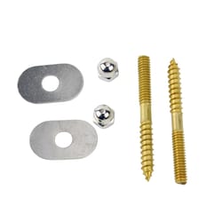 Plumb Pak Toilet Screw Set Brass