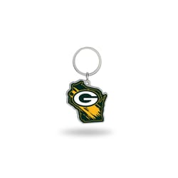 Rico NFL Green Bay Packers State Shaped Keychain 1 pc