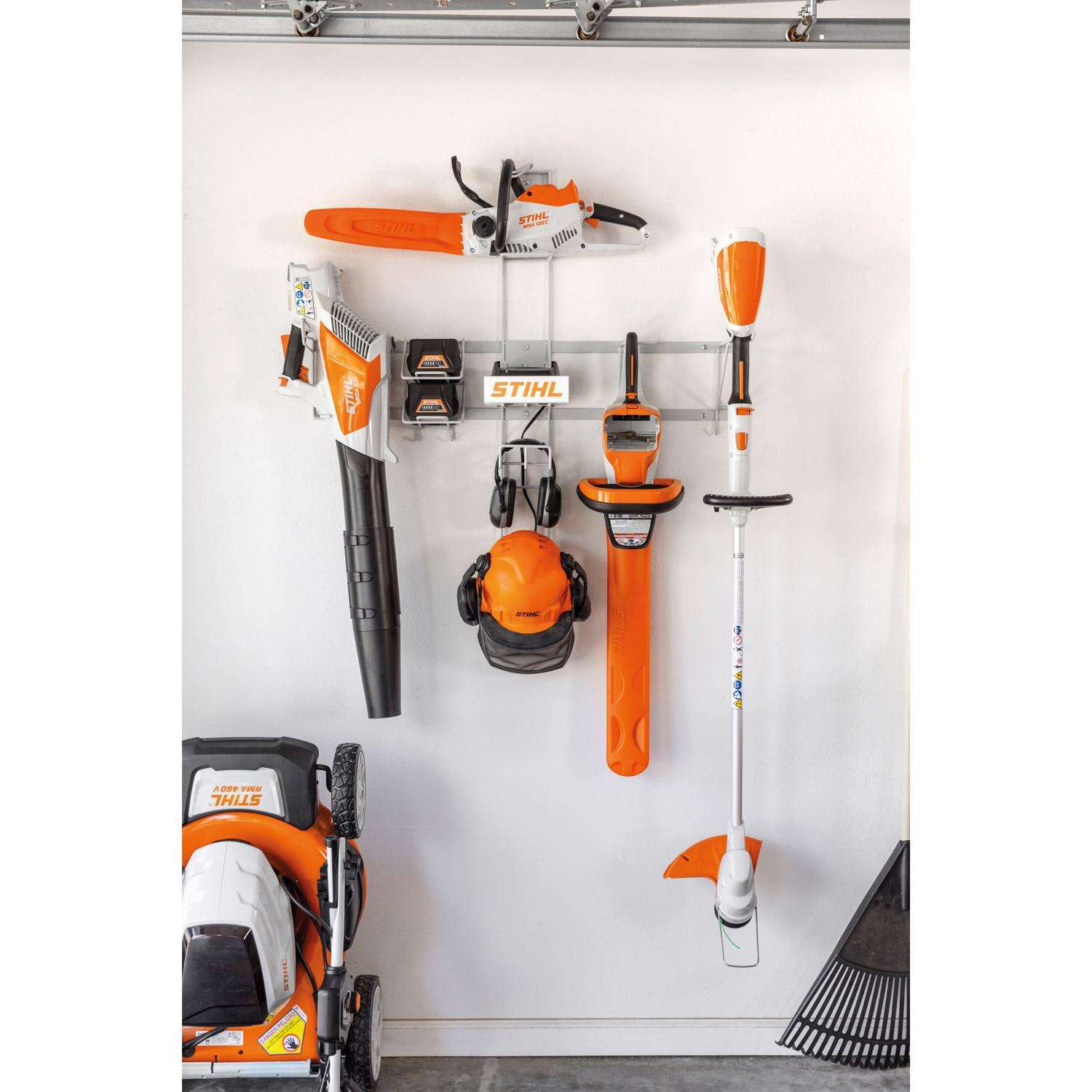 STIHL AK Keeper Wall Mount Rack Silver Ace Hardware