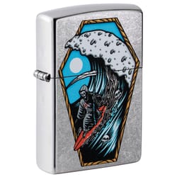 Zippo Silver Reaper Surfer Lighter 1 pk