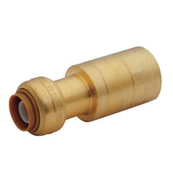 SharkBite Push to Connect 1/2 in. PTC X 1 in. D CTS Brass Fitting Reducer