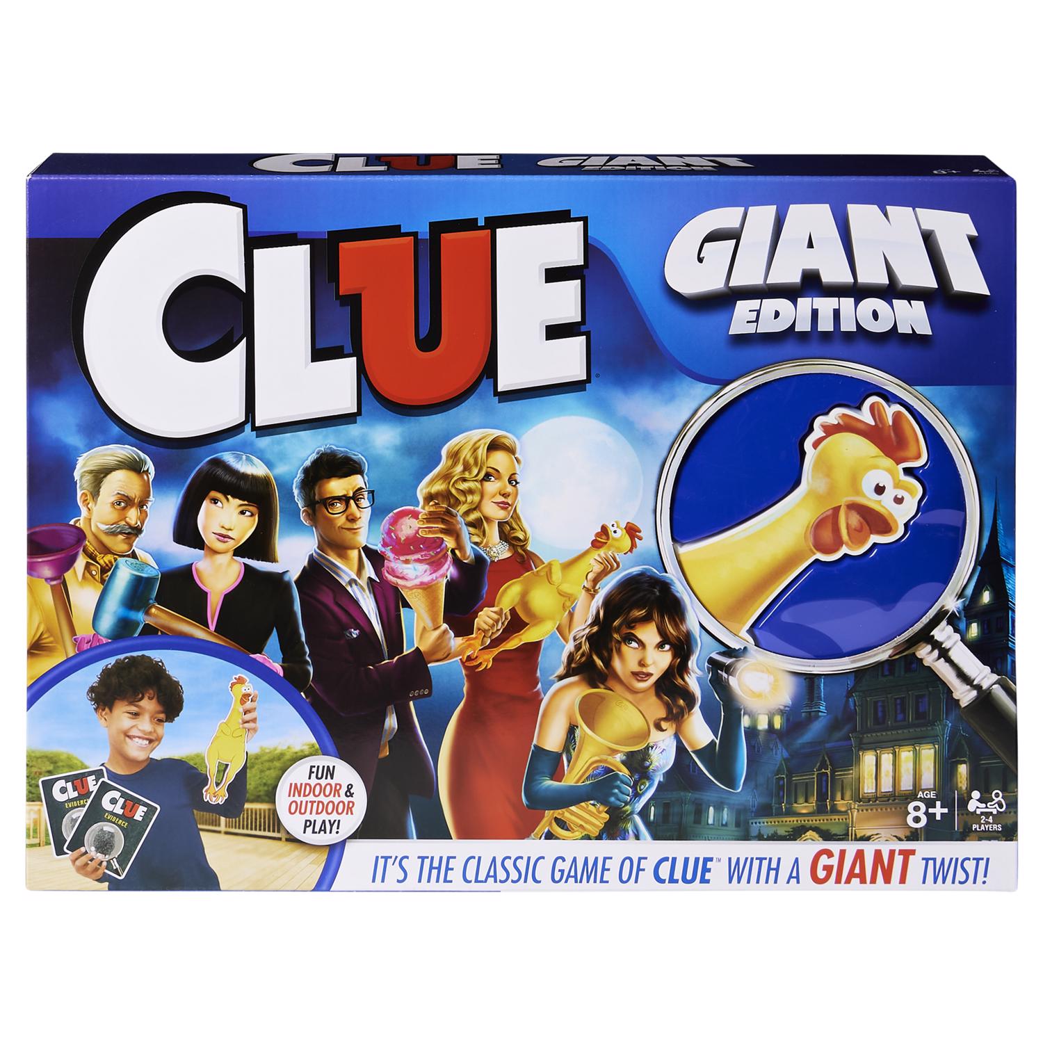 Photos - Other interior and decor Spin Master Clue Giant Edition Board Game Multicolored 6062876 