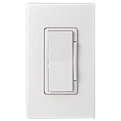 Leviton Decora White Toggle Smart-Enabled Dimmer Switch 1 pk