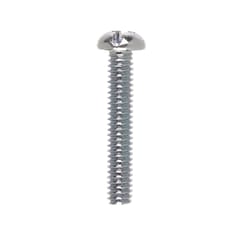 HILLMAN No. 1/4-20 X 1-1/2 in. L Combination Round Head Zinc-Plated Steel Machine Screws 100 pk