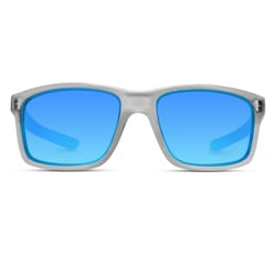 WearMe Pro Clear Gray Frame Blue Lens Sunglasses