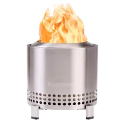 Solo Stove Mesa XL Stainless Steel Round Wood Pellets Fire Pit with Stand