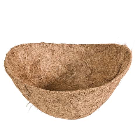 Panacea 16 in. D Coco Fiber Basket Liner Natural